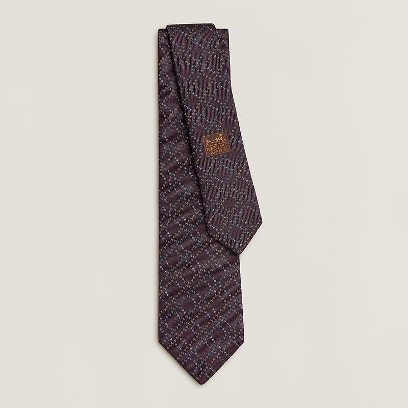 シルクタイ 7 cm 《ミクロ・Hタータン》 | Hermès - エルメス-公式サイト